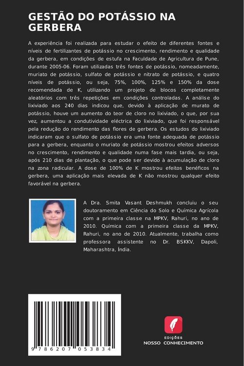 Produktbild: Gest&atilde;o Do Pot&aacute;ssio Na Gerbera