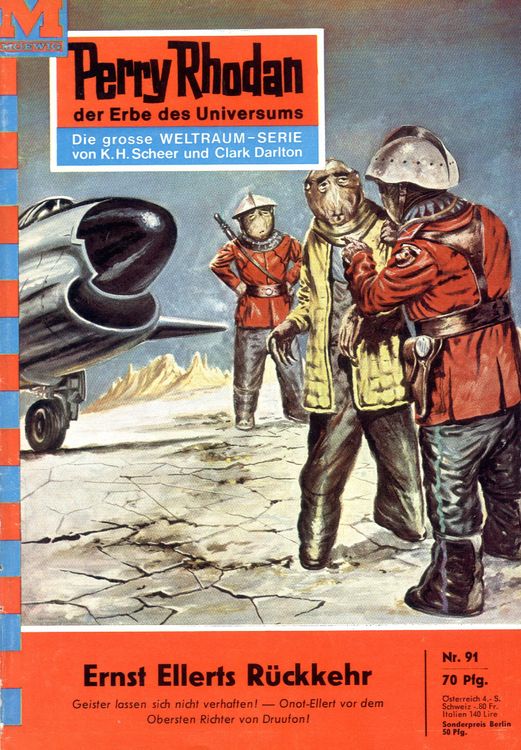 Produktbild: Perry Rhodan 91: Ernst Ellerts R&uuml;ckkehr