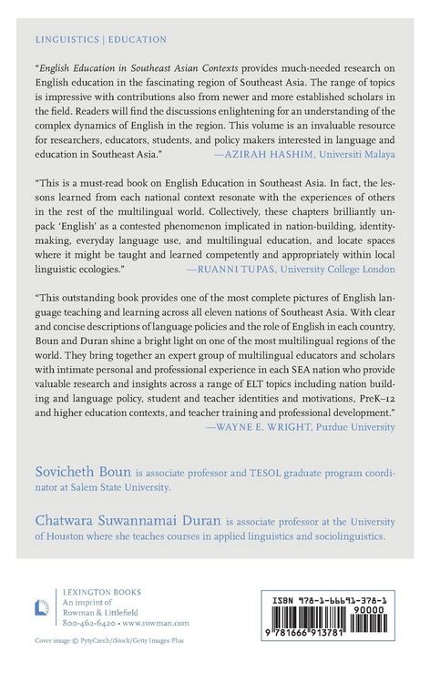 Produktbild: English Education in Southeast Asian Contexts