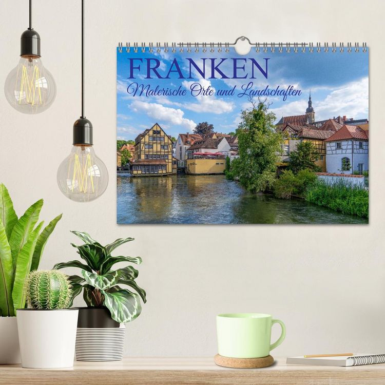Produktbild: Franken - Malerische Orte und Landschaften (Wandkalender 2026 DIN A4 quer), CALVENDO Monatskalender