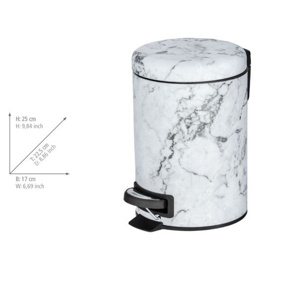 Produktbild: Kosmetik Treteimer Mod. Onyx, 3 Liter