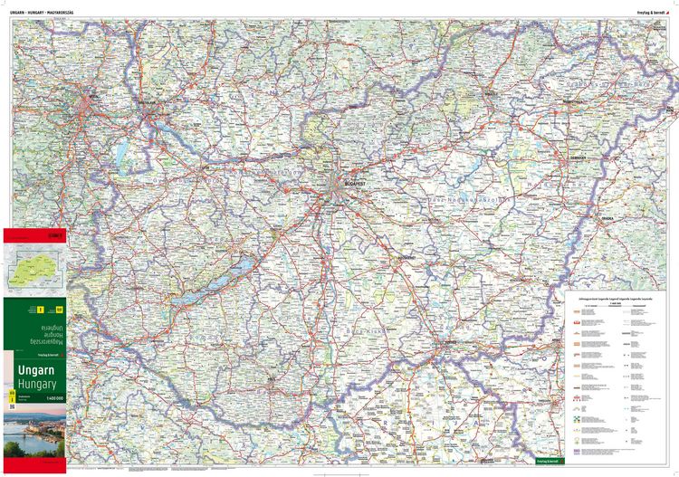 Produktbild: Freytag & berndt Stra&szlig;enkarte Ungarn 1:400.000