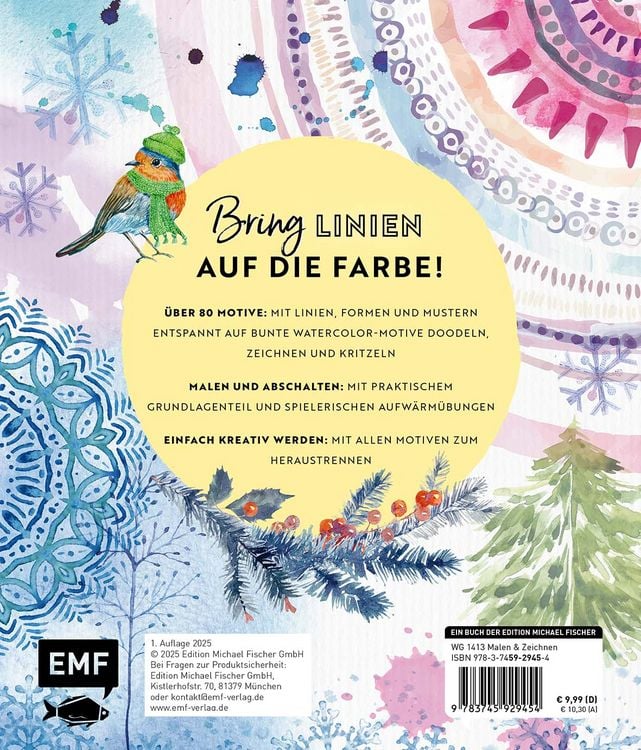 Produktbild: Die gro&szlig;e Watercolor-Motivsammlung &ndash; 80 Bilder zum Fertigmalen