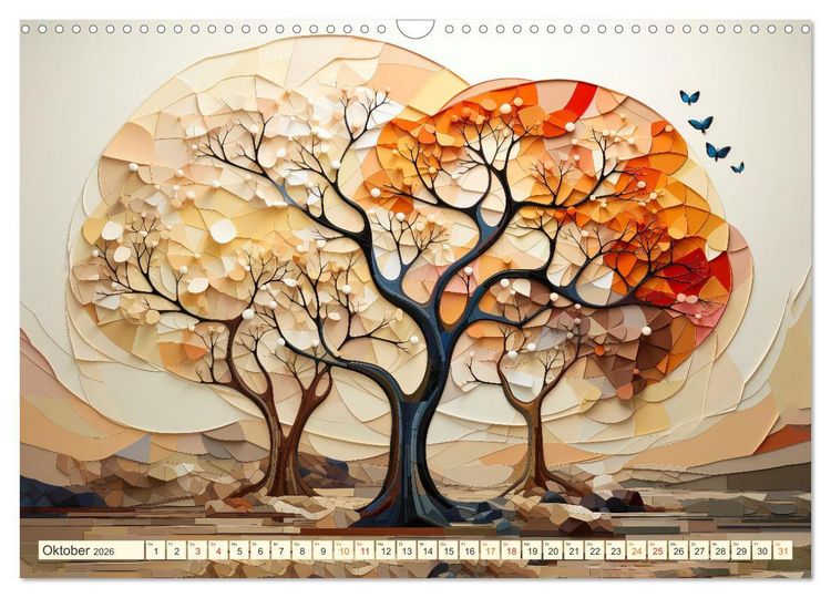 Produktbild: Baum Kunst (Wandkalender 2026 DIN A3 quer), CALVENDO Monatskalender