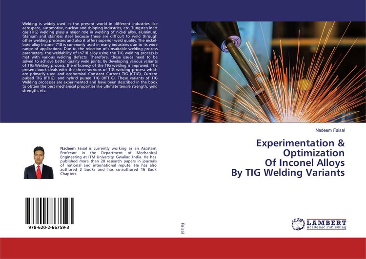 Produktbild: Experimentation & Optimization Of Inconel Alloys By TIG Welding Variants