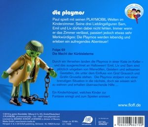 Produktbild: Die Playmos - Das Original Playmobil H&ouml;rspiel, Folge 69: Die Macht der K&uuml;rbislaterne