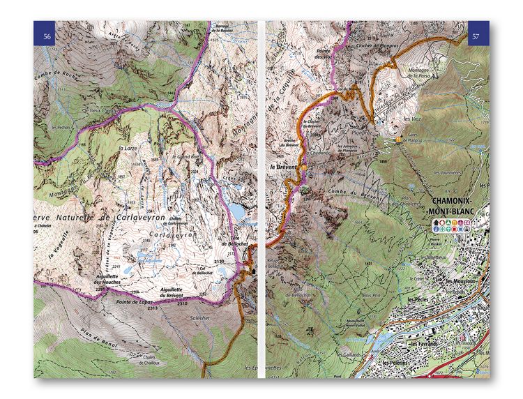 Produktbild: Tour du Mont Blanc Map Booklet