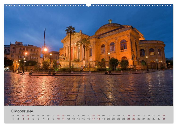 Produktbild: Sizilien 2026 (Wandkalender 2026 DIN A2 quer), CALVENDO Monatskalender
