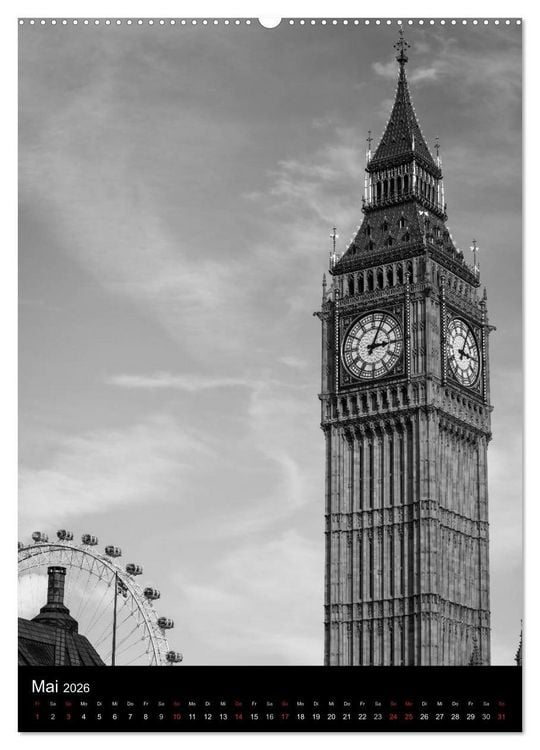 Produktbild: Big City London (hochwertiger Premium Wandkalender 2026 DIN A2 hoch), Kunstdruck in Hochglanz