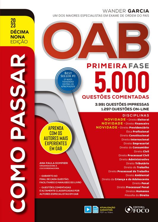 Produktbild: Como passar OAB Primeira Fase