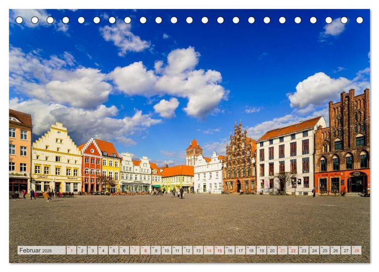 Produktbild: Mecklenburg Vorpommern Impressionen (Tischkalender 2026 DIN A5 quer), CALVENDO Monatskalender