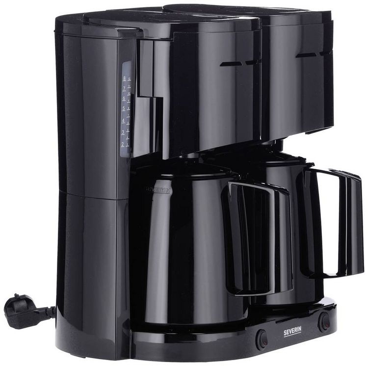 Produktbild: Severin KA 9315 Kaffeemaschine Schwarz Fassungsverm&ouml;gen Tassen=16 Isolierkanne