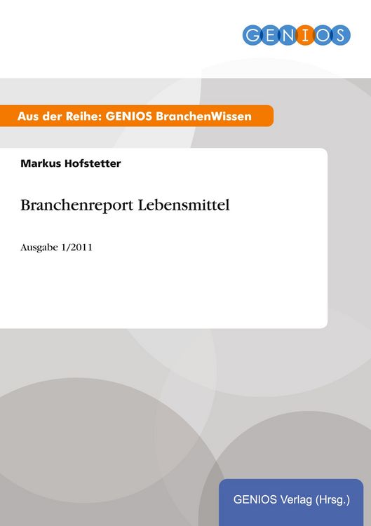 Produktbild: Branchenreport Lebensmittel