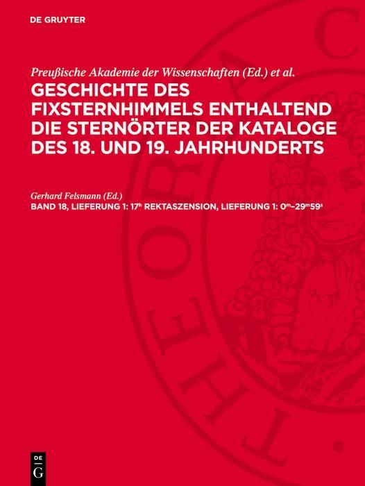 Produktbild: 17h Rektaszension, Lieferung 1: 0m-29m59s