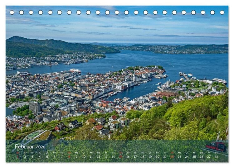 Produktbild: Skandinavien - Fjorde, Sch&auml;ren und Meer... (Tischkalender 2026 DIN A5 quer), CALVENDO Monatskalender