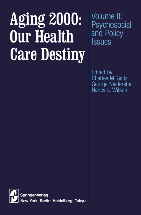 Produktbild: Aging 2000: Our Health Care Destiny