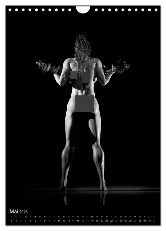 Produktbild: Kraft-Akt - Fitnessgirls in erotischen Abbildungen (Wandkalender 2026 DIN A4 hoch), CALVENDO Monatskalender