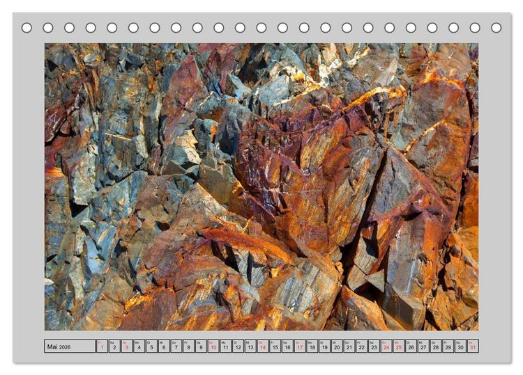 Produktbild: Farbenspiel - Kunstwerke in der Natur 2026 (Tischkalender 2026 DIN A5 quer), CALVENDO Monatskalender