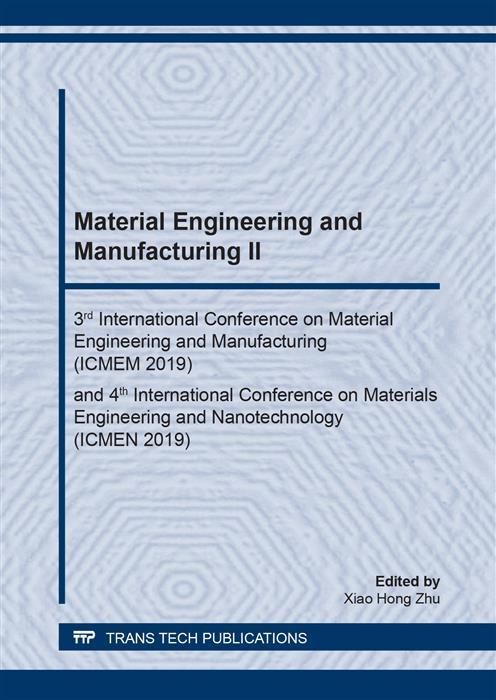 Produktbild: Material Engineering and Manufacturing II