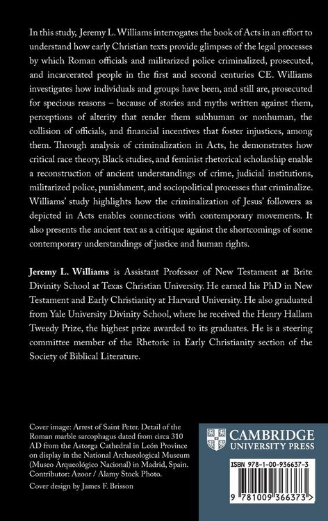 Produktbild: Criminalization in Acts of the Apostles