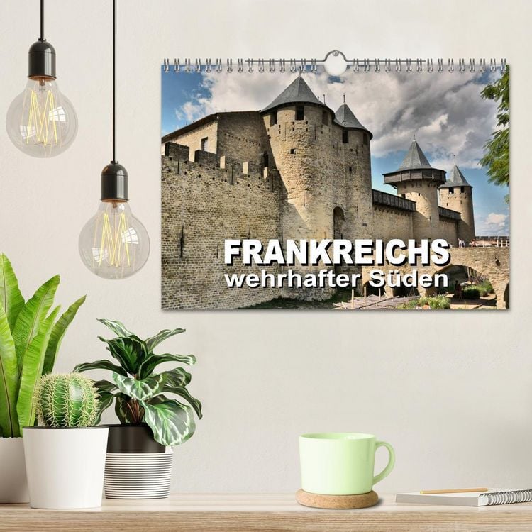 Produktbild: Frankreichs wehrhafter S&uuml;den - Festungen und Wehranlagen im Languedoc-Roussillon (Wandkalender 2026 DIN A4 quer), CALVENDO Monatskalender