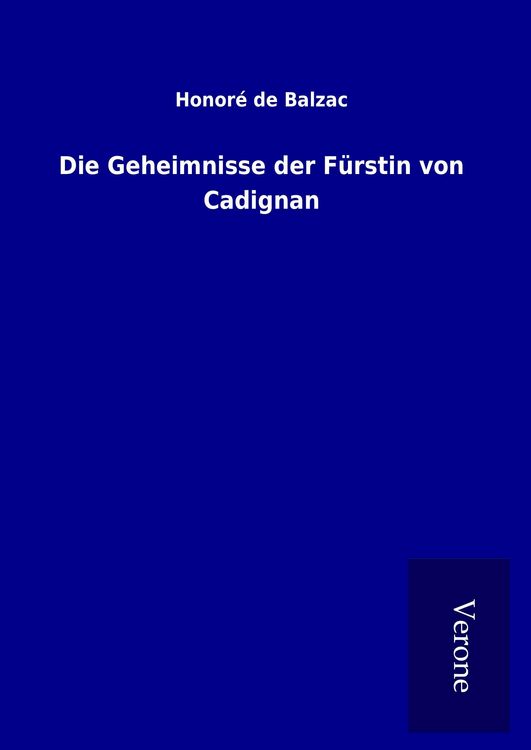 Produktbild: Die Geheimnisse der F&uuml;rstin von Cadignan