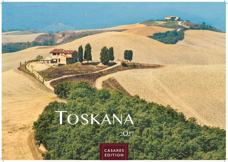 Produktbild: Toskana Kalender 2027 &ndash; Wandkalender | Fotokalender Italien 35x50cm &ndash; mit malerischen Fotos der Toskana, Italien