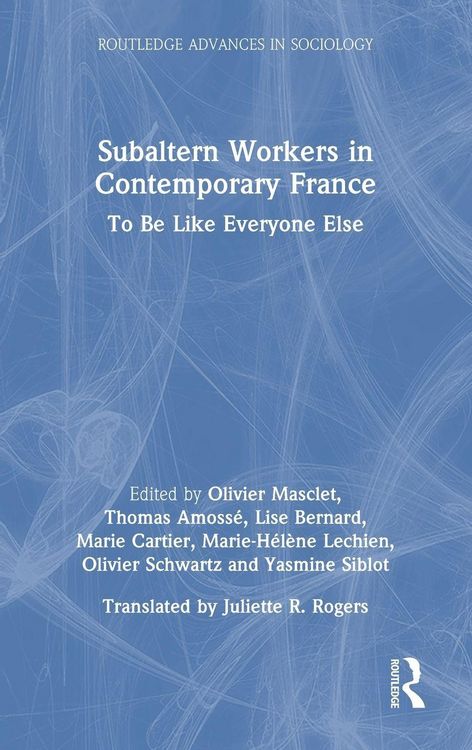 Produktbild: Subaltern Workers in Contemporary France