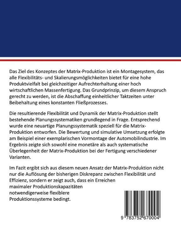 Produktbild: Matrix-Produktion