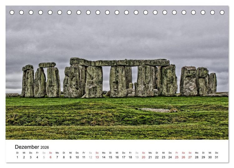 Produktbild: Englands wilder S&uuml;den (Tischkalender 2026 DIN A5 quer), CALVENDO Monatskalender