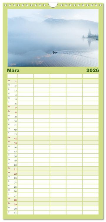 Produktbild: Familienplaner 2026 - Die Steirische Krakau mit 5 Spalten (Wandkalender, 21 x 45 cm) CALVENDO