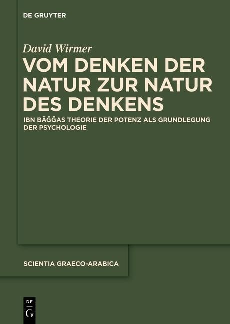 Produktbild: Vom Denken der Natur zur Natur des Denkens