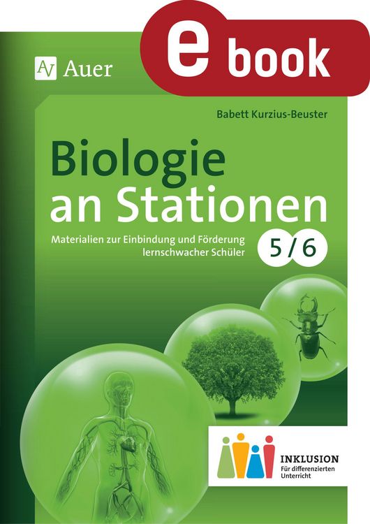 Produktbild: Biologie an Stationen 5-6 Inklusion