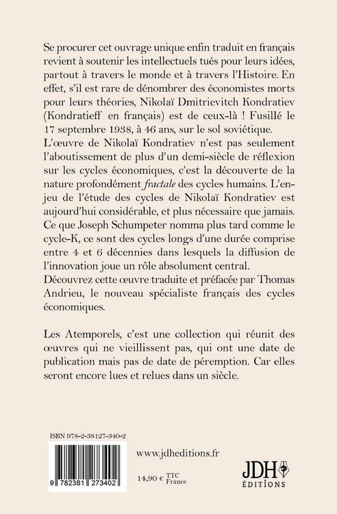 Produktbild: Les cycles longs de l'&eacute;conomie