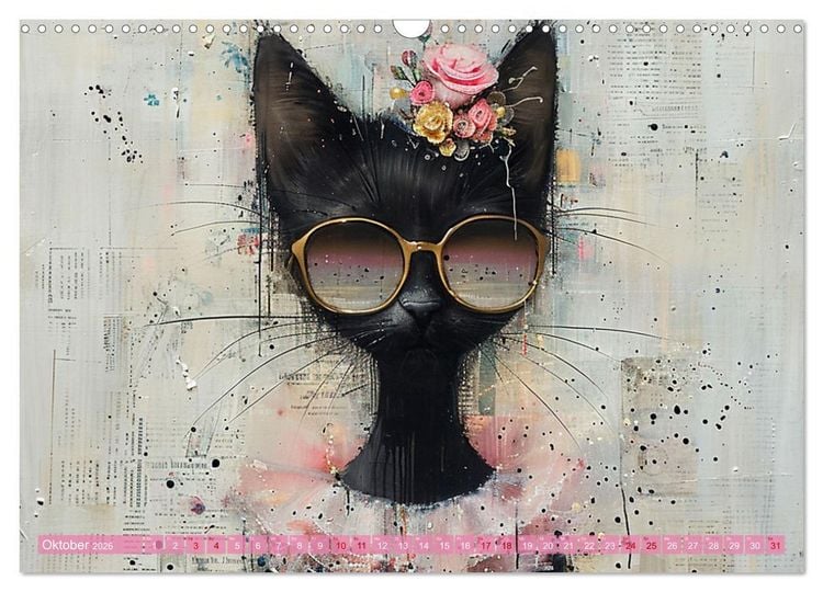 Produktbild: Miau-velous Momente (Wandkalender 2026 DIN A3 quer), CALVENDO Monatskalender