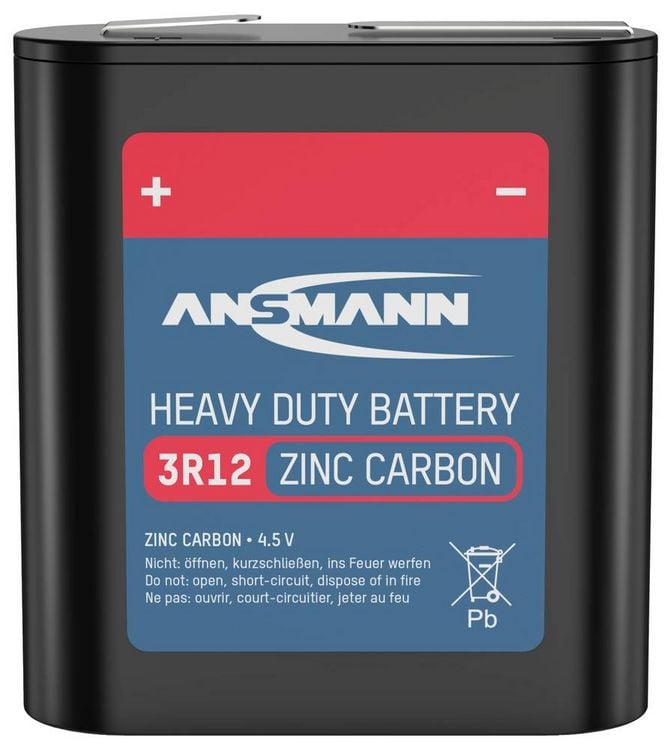 Produktbild: Ansmann 3R12 Flach-Batterie Zink-Kohle 1700 mAh 4.5 V 1 St.