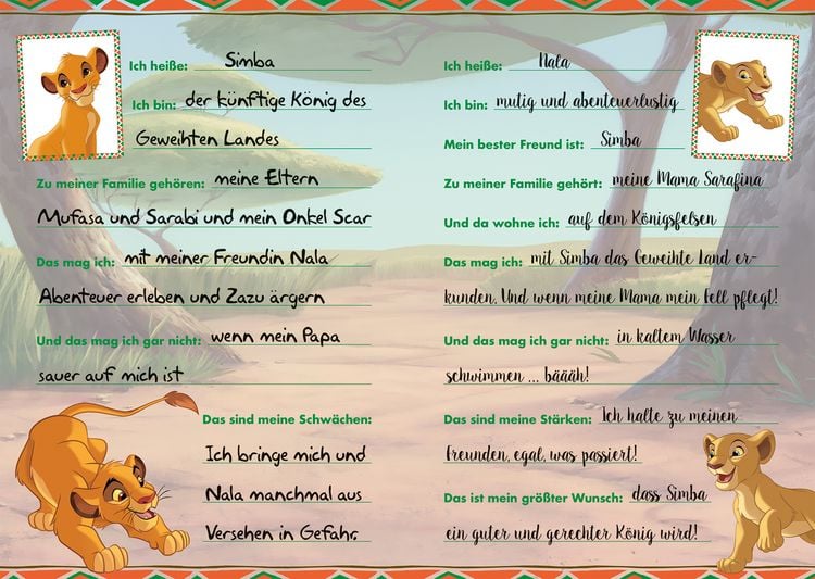 Produktbild: Disney Der K&ouml;nig der L&ouml;wen: Meine Freunde