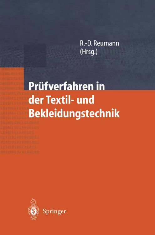 Produktbild: Pr&uuml;fverfahren in der Textil- und Bekleidungstechnik