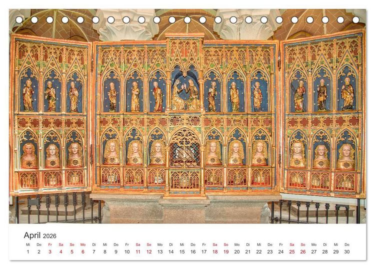Produktbild: Abtei Marienstatt (Tischkalender 2026 DIN A5 quer), CALVENDO Monatskalender