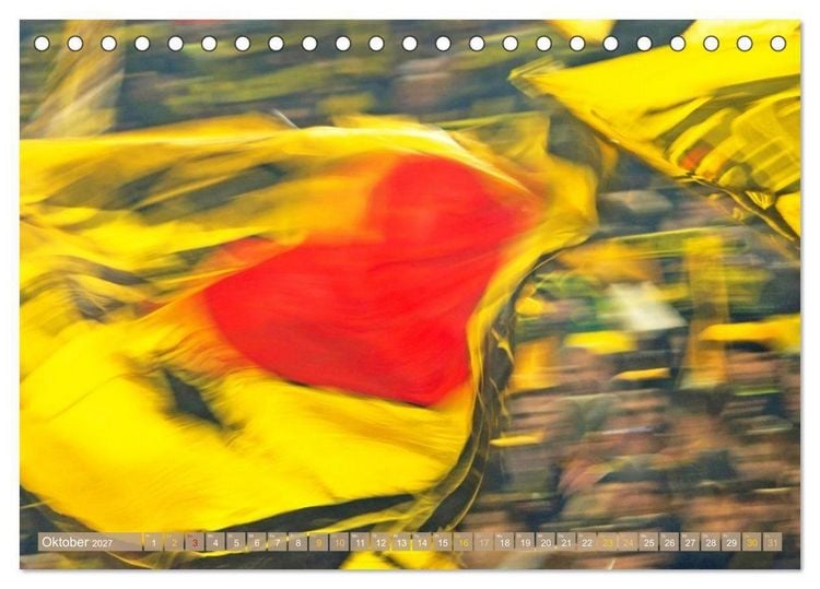 Produktbild: Ich liebe Fu&szlig;ball (Tischkalender 2027 DIN A5 quer), CALVENDO Monatskalender