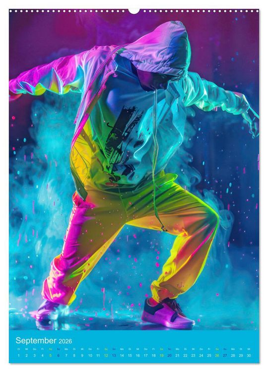 Produktbild: Hip-hop Begeisterung (hochwertiger Premium Wandkalender 2026 DIN A2 hoch), Kunstdruck in Hochglanz