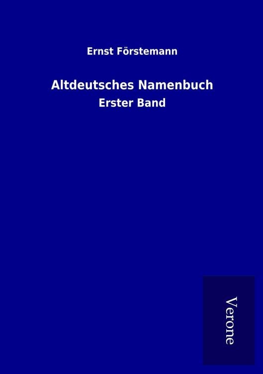 Produktbild: Altdeutsches Namenbuch