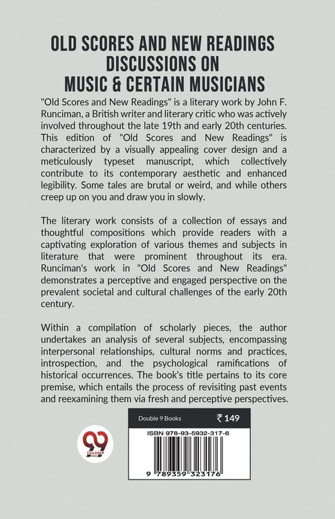 Produktbild: Old Scores And New Readings Discussions On Music & Certain Musicians