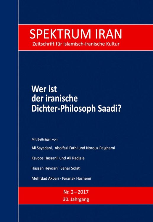 Produktbild: Wer ist der iranische Dichter-Philosoph Saadi?
