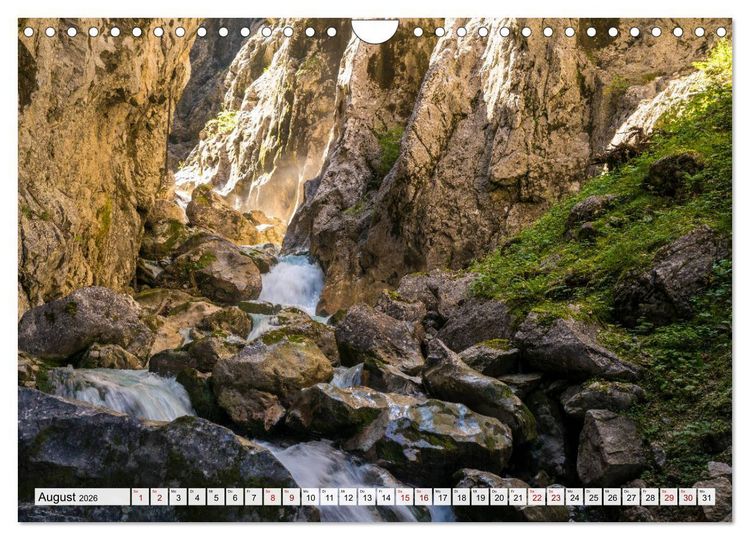 Produktbild: Ein Sommer rund um Garmisch-Partenkirchen (Wandkalender 2026 DIN A4 quer), CALVENDO Monatskalender