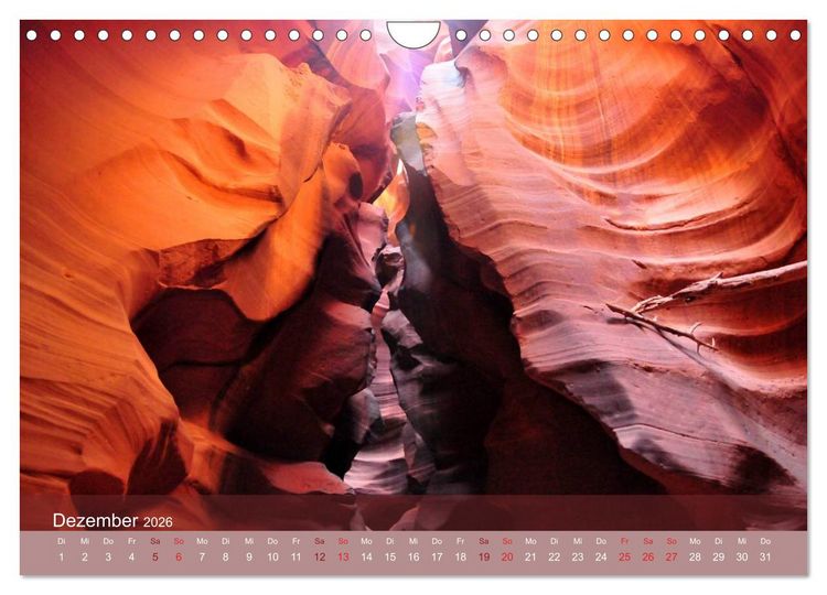 Produktbild: Der Antelope Canyon (Wandkalender 2026 DIN A4 quer), CALVENDO Monatskalender