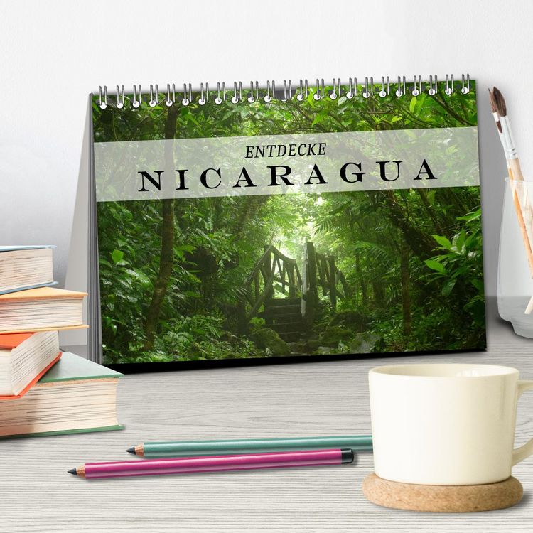 Produktbild: Entdecke Nicaragua (Tischkalender 2026 DIN A5 quer), CALVENDO Monatskalender
