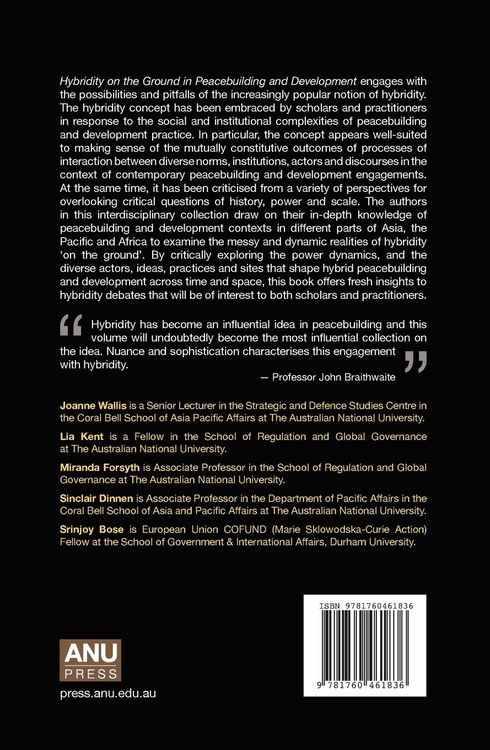 Produktbild: Hybridity on the Ground in Peacebuilding and Development