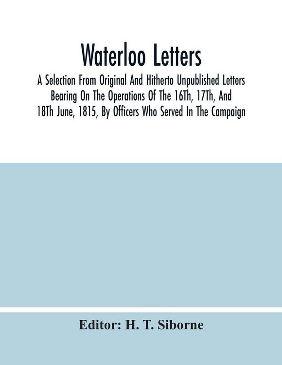 Produktbild: Waterloo Letters
