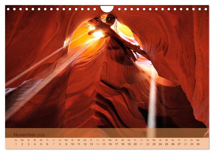 Produktbild: Der Antelope Canyon (Wandkalender 2026 DIN A4 quer), CALVENDO Monatskalender